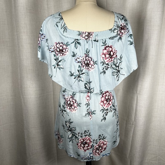Show Me Your Mumu Casita Mini Dress Floral Off The Shoulder Wildflower Breeze XS - Picture 5 of 9
